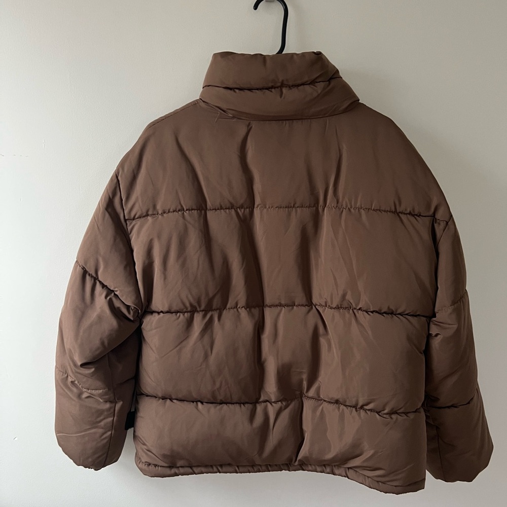 Brown puffer jacket - Picture 4 of 5